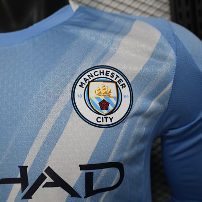 Manchester City 2025/2026 Home Player Version Football Jersey