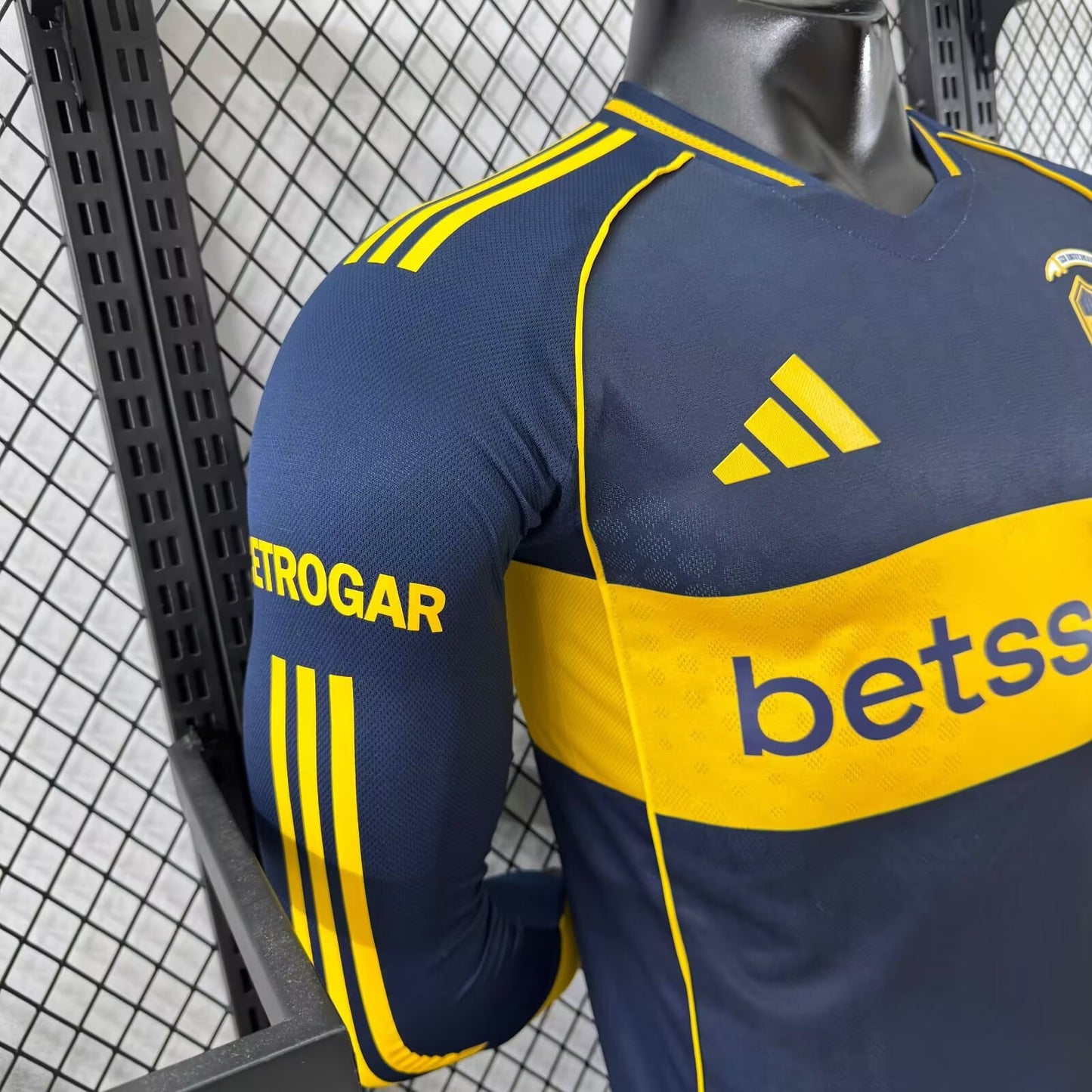 Boca 2025/2026 Home Long Sleeve Player Version Football Jersey