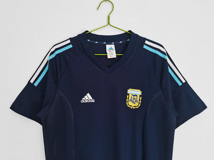 Retro Argentina 2002 Away Football Jersey