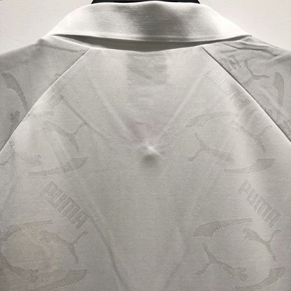 Retro Real Zaragoza 1995 Home Fan Version Football Jersey