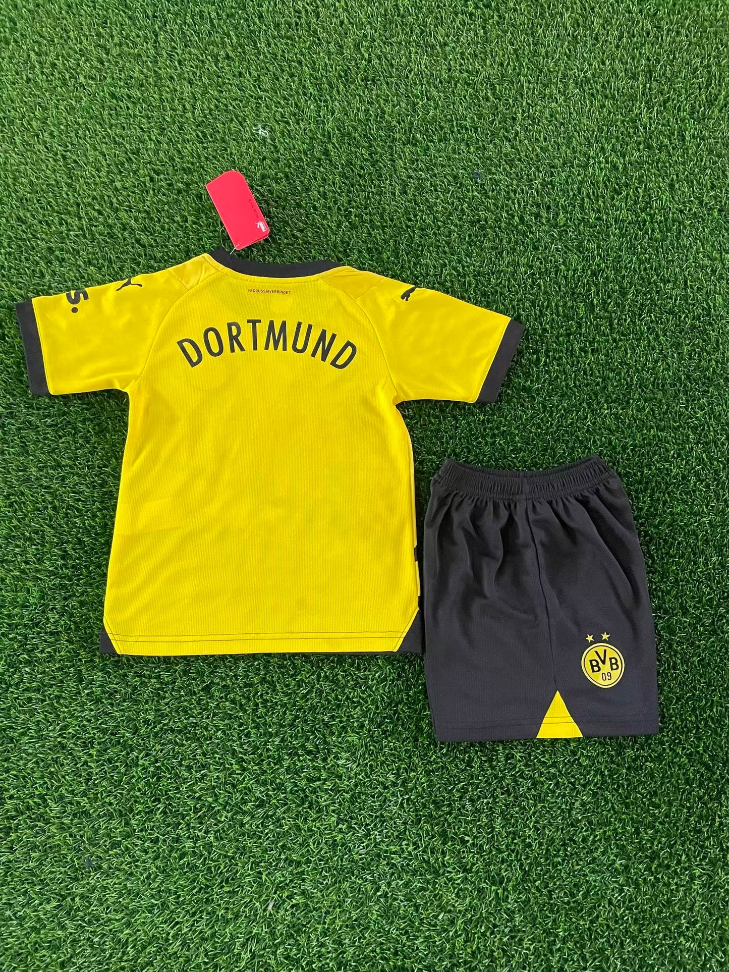 Borussia Dortmund 2023/2024 Kids Home Football Jersey