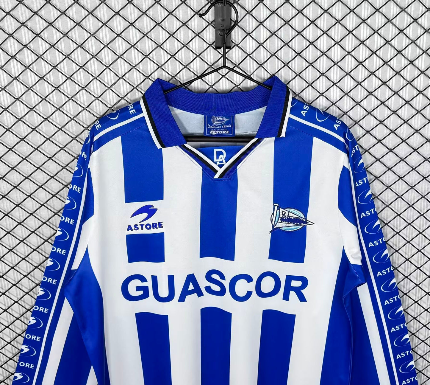 Retro Deportivo 1998/1999 Home Long Sleeve Fan Version Football Jersey