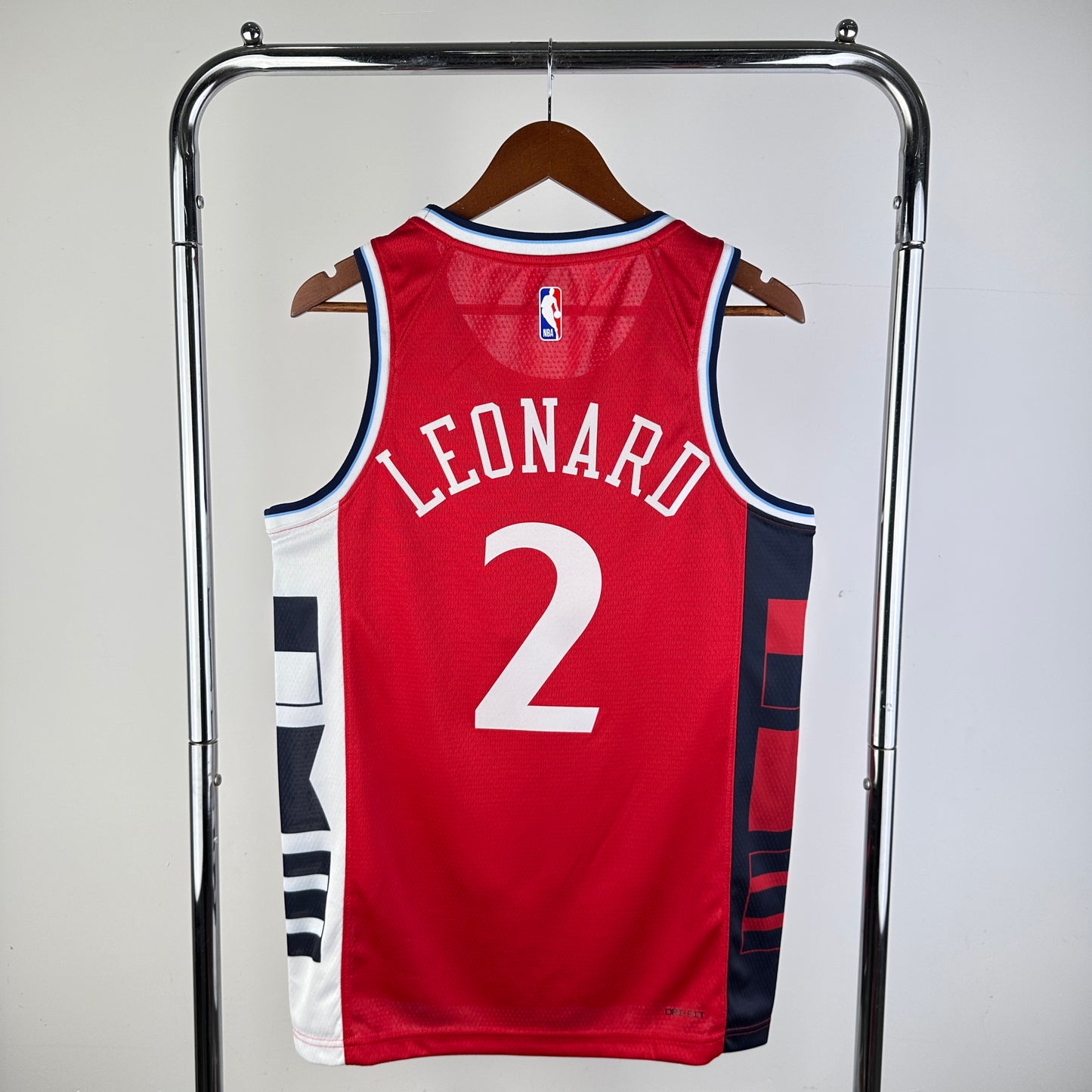 Los Angeles Clippers Red #2 LRONARD NBA Season Jerseys 2025