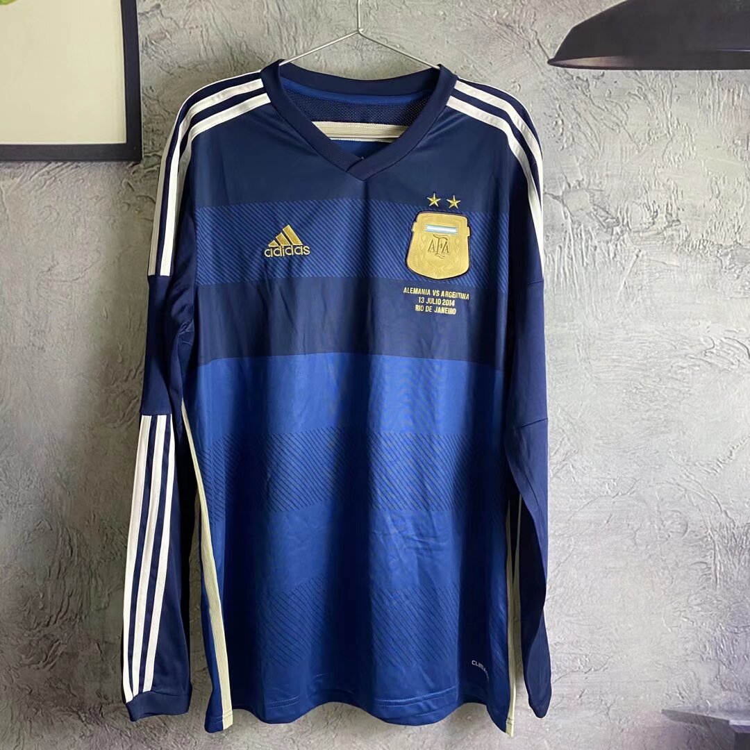 Retro Argentina 2014 Away Football Jersey
