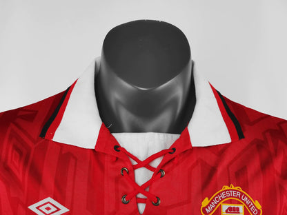 Retro Manchester united 1992 Home Football Jersey