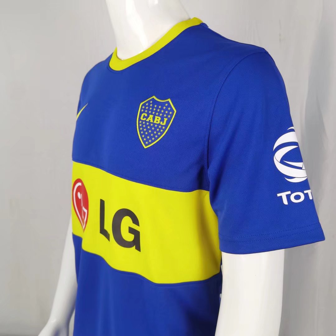 Retro Boca 2010/2011 Home Fan Version Football Jersey