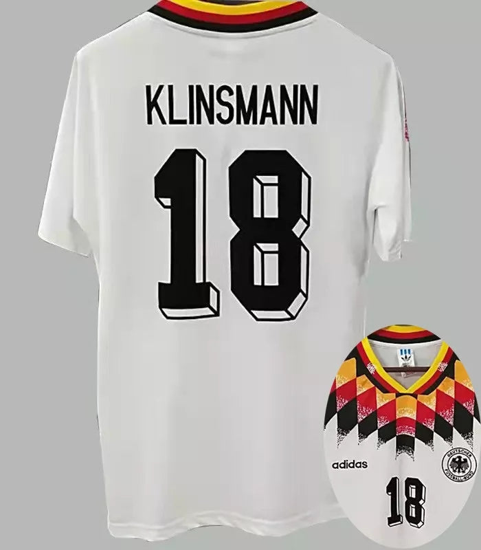 Retro Germany 1994 Home Football Jersey