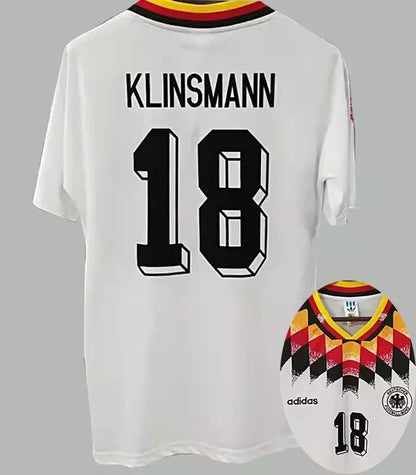 Retro Germany 1994 Home Football Jersey