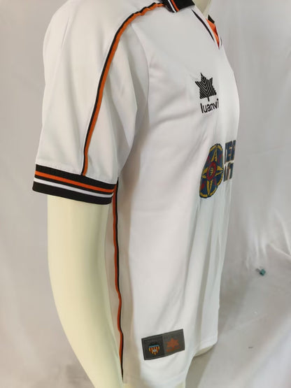 Retro valencia 1999/2000 Home Fan Version Football Jersey