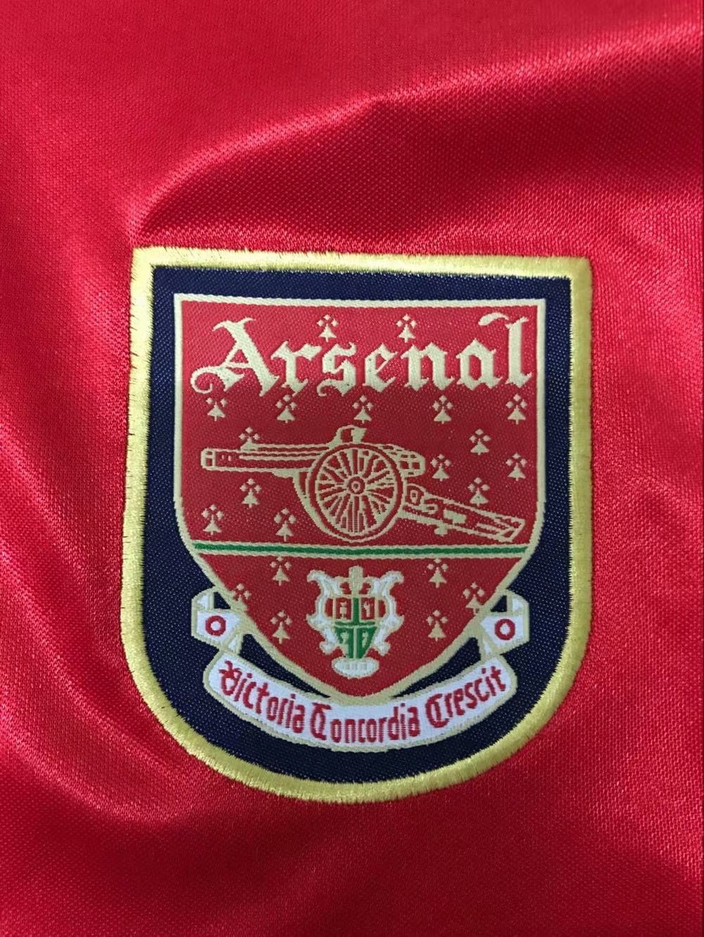 Retro Arsenal 2001/2002 Home Long Sleeve Football Jersey