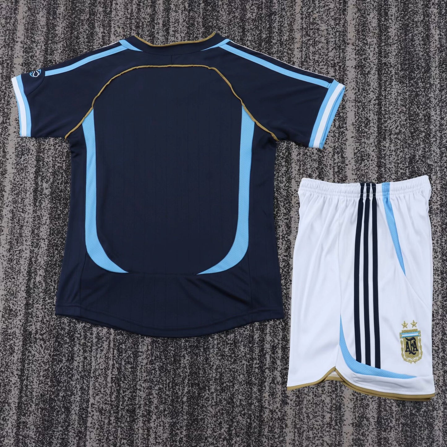 Retro Argentina 2006 Kids Away Football Jersey