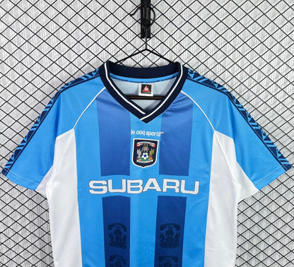 Retro Coventry City 1998/1999 Home Fan Version Football Jersey