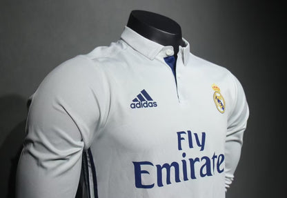 Retro Real Madrid 2016/2017 Home Player Version Football Jersey