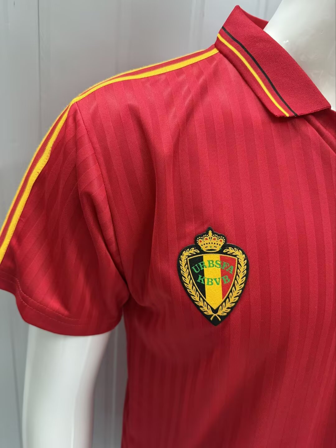 Retro Belgium 1990 Home Football Jersey
