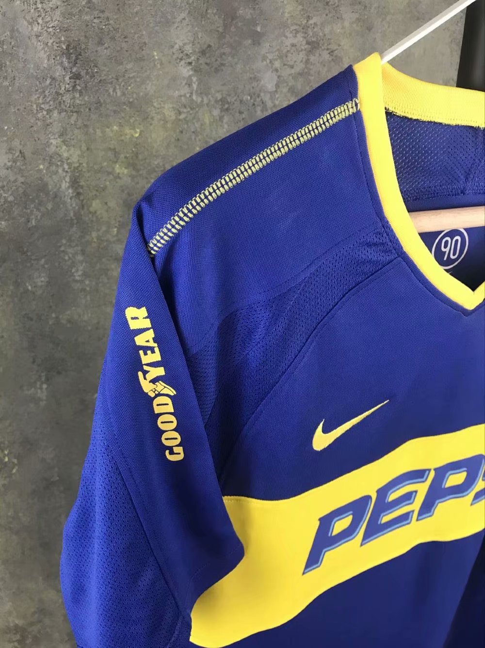 Retro Boca 2003/2004 Home Fan Version Football Jersey