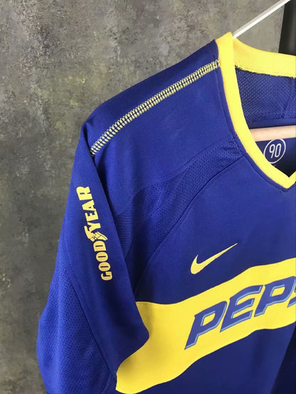 Retro Boca 2003/2004 Home Fan Version Football Jersey