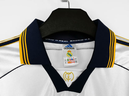 Retro real madrid 1998/2000 Home Football Jersey