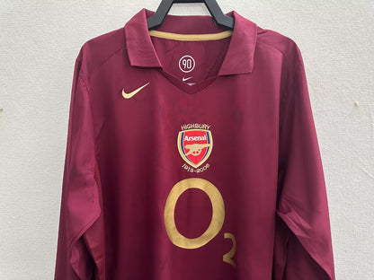 Retro Arsenal 2005/2006 Home Football Jersey