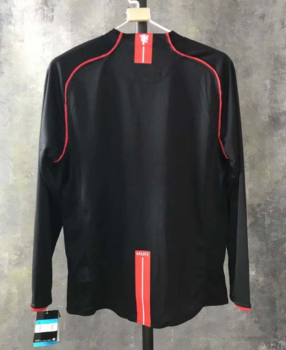 Retro Manchester united 2007/2008 Away Long Sleeve Football Jersey