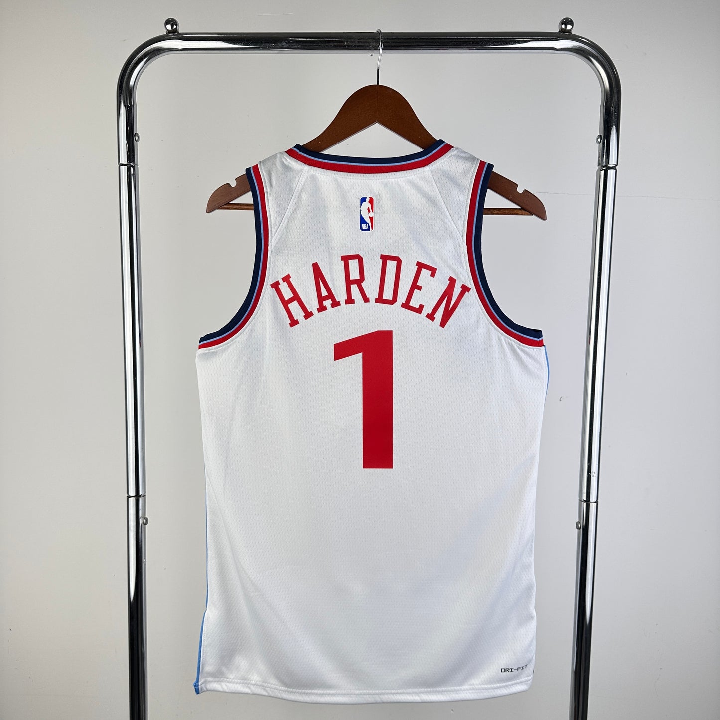 Los Angeles Clippers White #1 HARDEN NBA Season Jerseys 2025