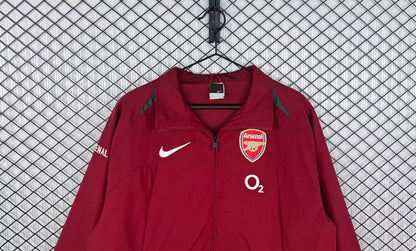Retro Arsenal Windbreaker Red Jersey 2005-2006