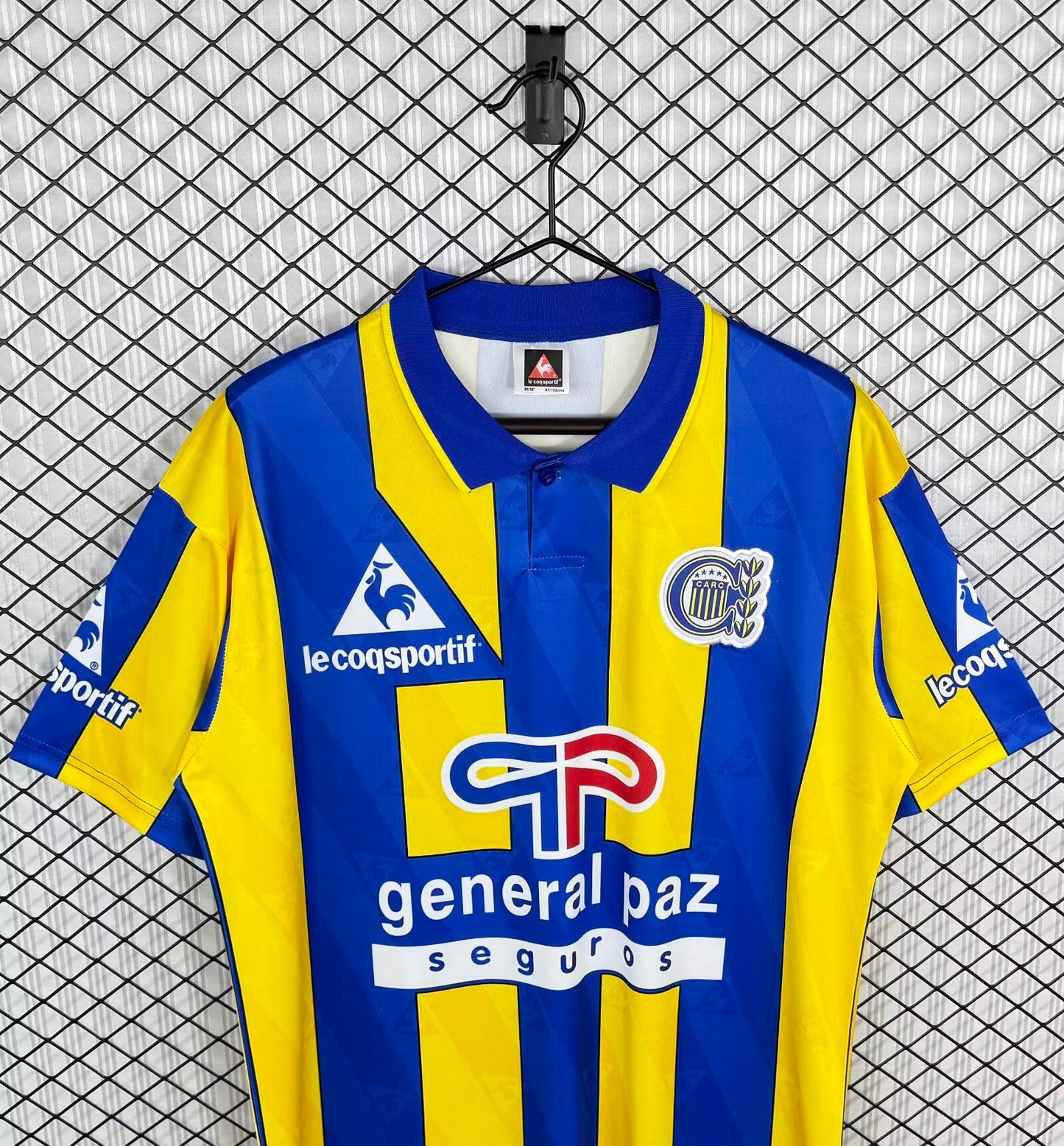 Retro Rosario Central 1995/1997 Home Fan Version Football Jersey