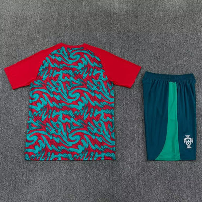 Portugal Training Sets Green Red (Kids And Man 16-2XL) Jersey 2026-2027