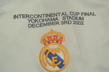 Retro Real Madrid 2002/2003 Home Long Sleeve Football Jersey
