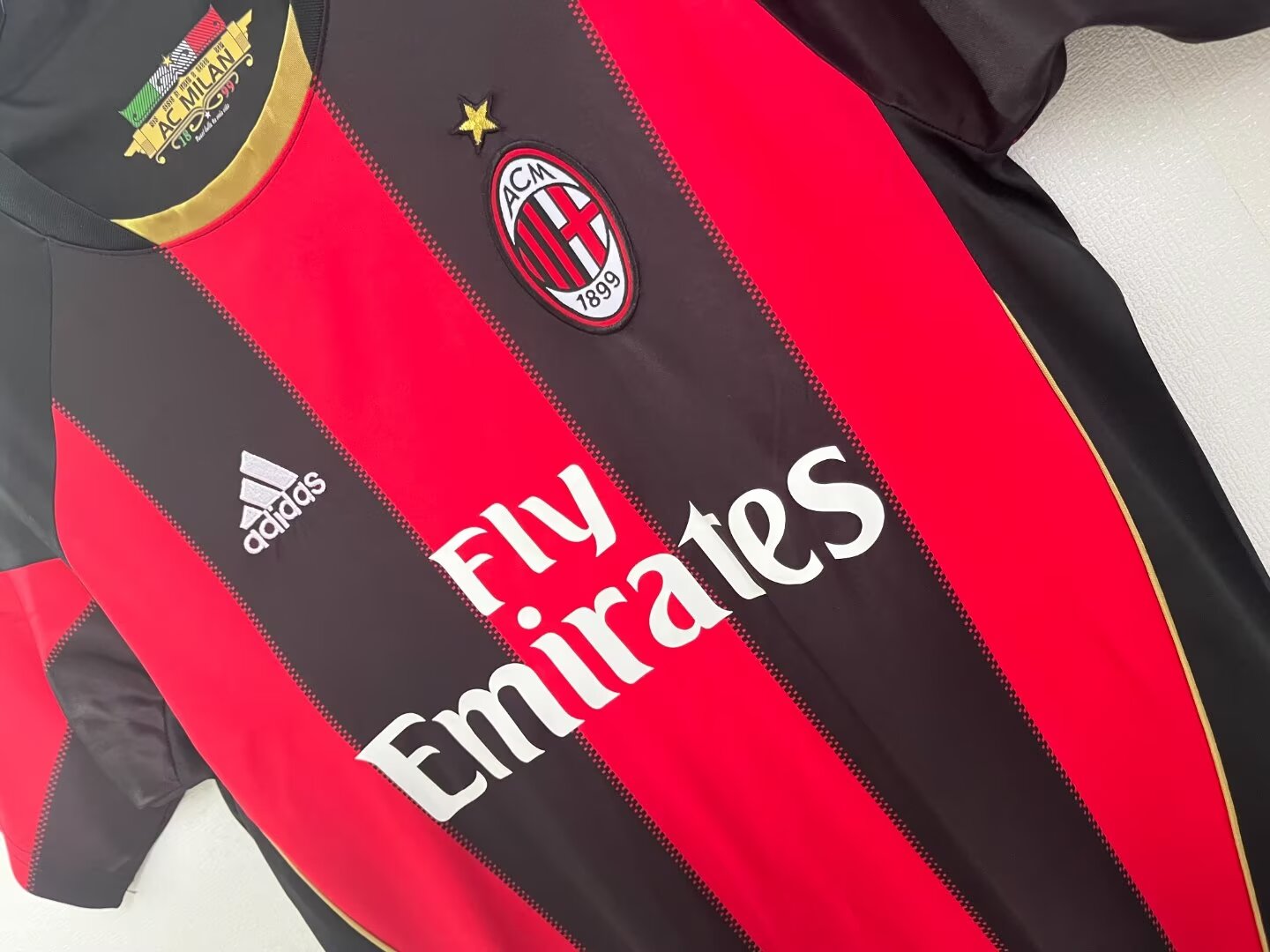 Retro AC Milan 2010/2011 Home Fan Version Football Jersey