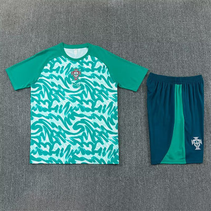 Portugal Training Sets Green White (Kids And Man 16-2XL) Jersey 2026-2027