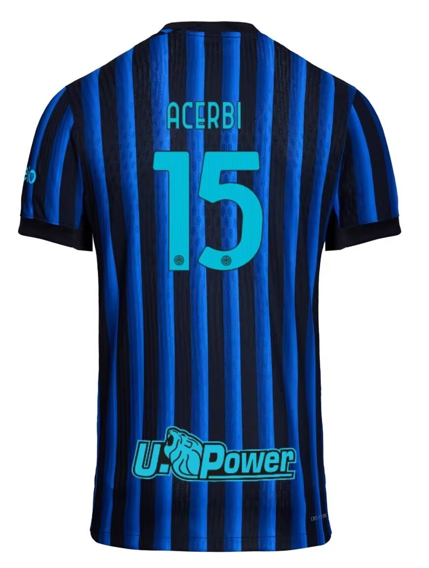 Inter Milan 2025/2026 Home Player Version Football Jersey