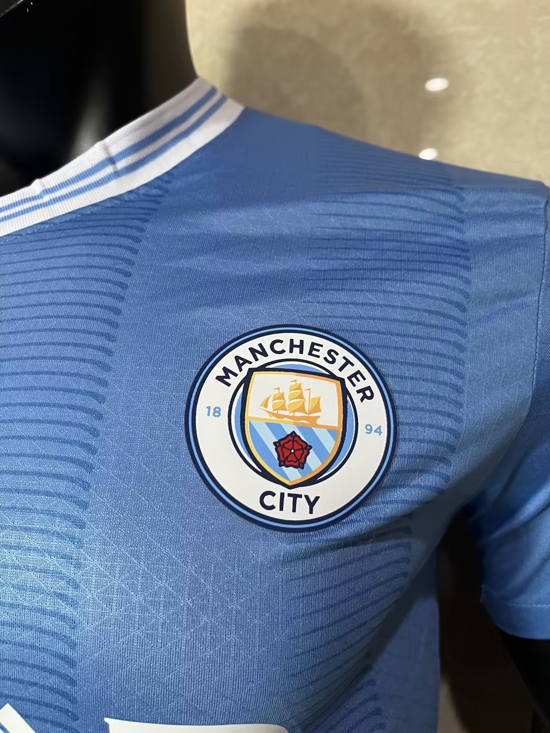Manchester City 2023/2024 Home Player Version Football Jersey