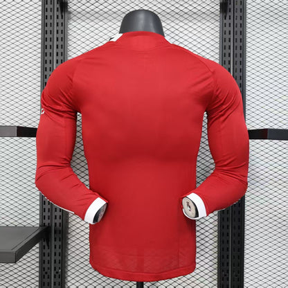 Liverpool 2025/2026 Home Long Sleeve Player Version Football Jersey