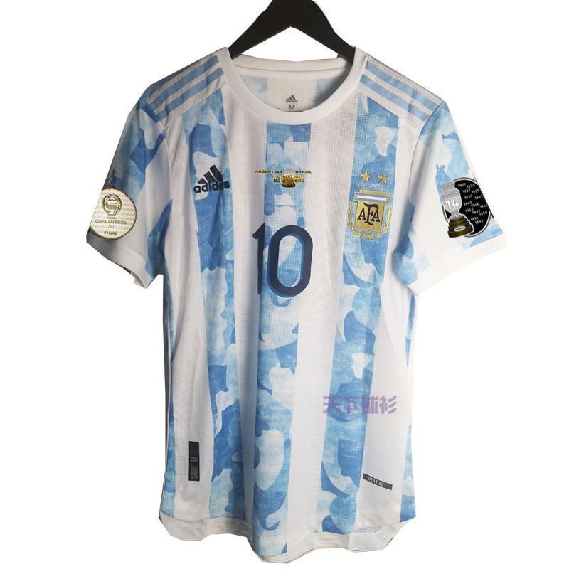 Argentina 2020/2021 Home Fan Version Football Jersey