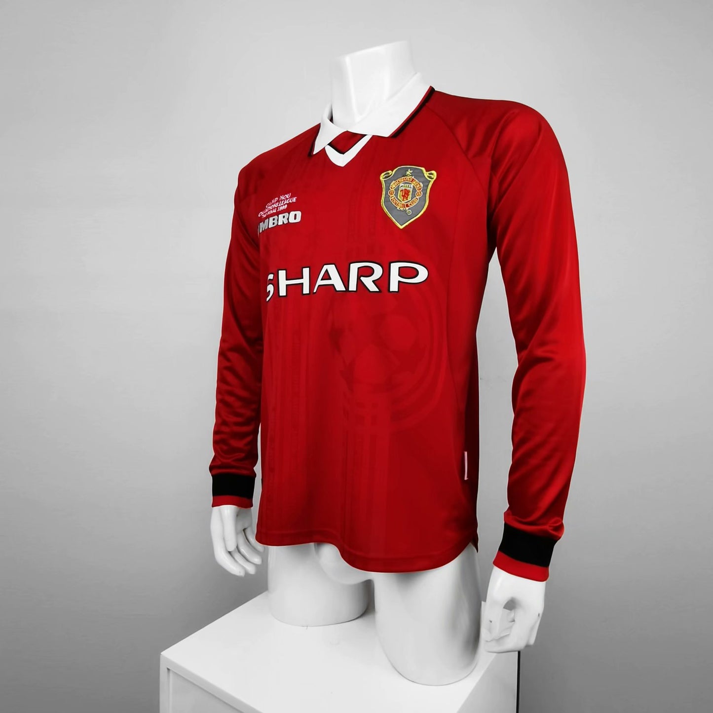 Retro Manchester united 1999/2000 Home Long Sleeve Football Jersey