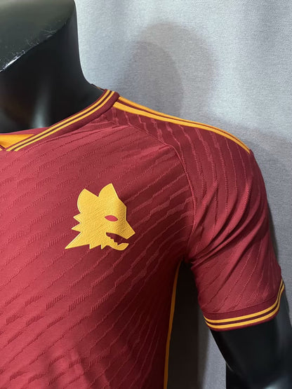 AS Roma 2023/2024 Home Player Version Football Jersey