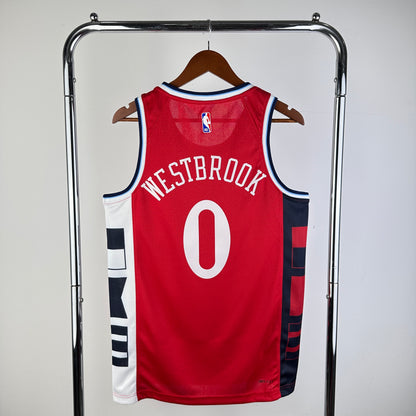 Los Angeles Clippers Red #0 WESTBROOK NBA Season Jerseys 2025