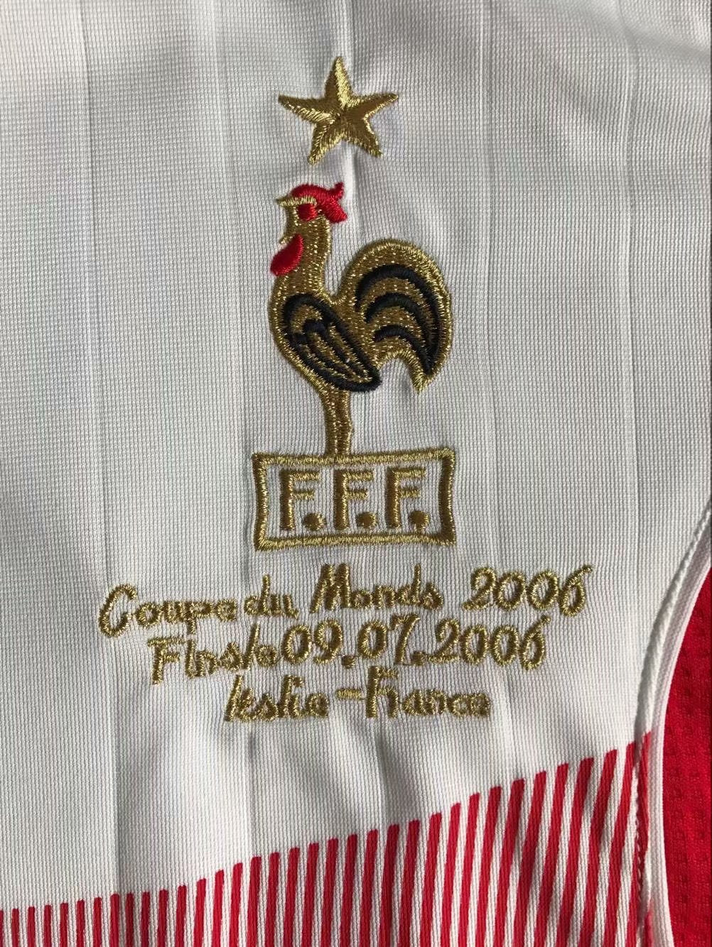 Retro France World Cup Final 2006/2007 Football Jersey