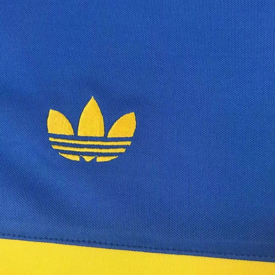 Retro Boca 1981 Home Long Sleeve Fan Version Football Jersey