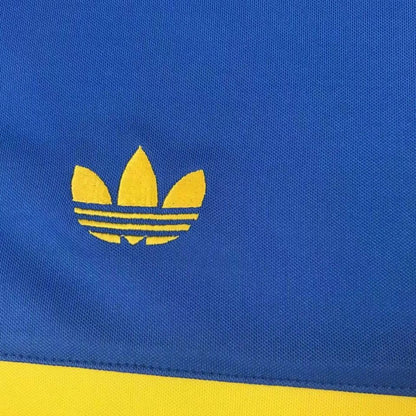 Retro Boca 1981 Home Long Sleeve Fan Version Football Jersey