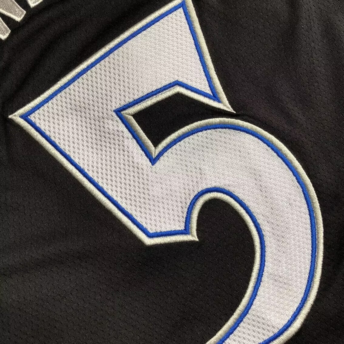 Minnesota Timberwolves Embroidery Black Retro #5 EDWARDS NBA Jerseys 2026