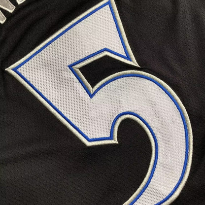 Minnesota Timberwolves Embroidery Black Retro #5 EDWARDS NBA Jerseys 2026