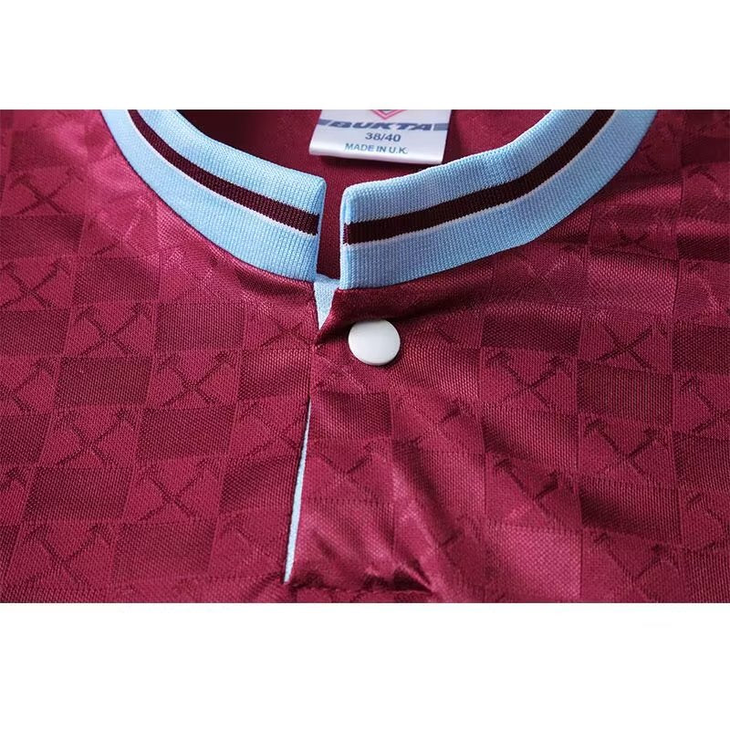 Retro West Ham United 1989/1990 Home Football Jersey