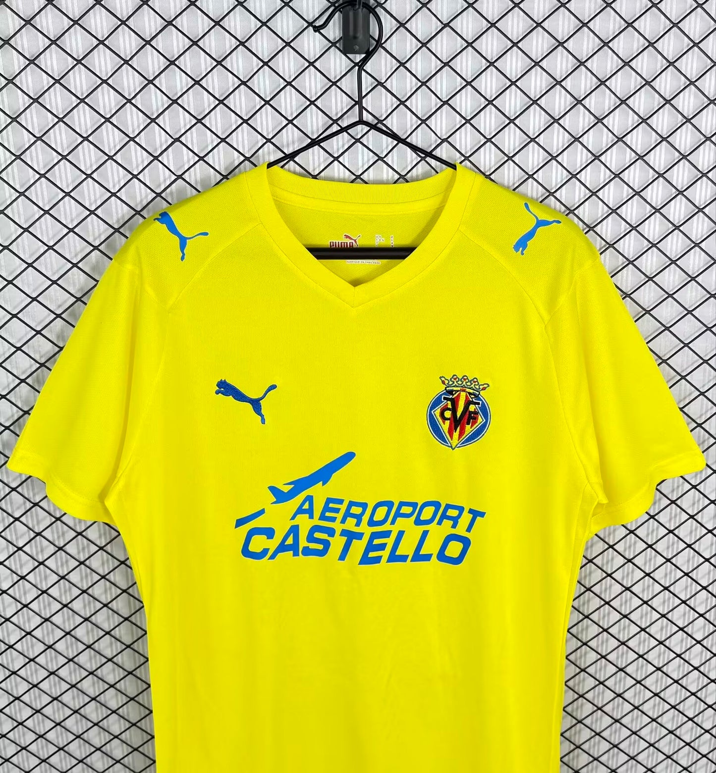 Retro Villarreal 2008/2009 Home Fan Version Football Jersey