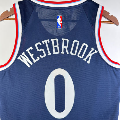 Los Angeles Clippers Blue #0 WESTBROOK NBA Season Jerseys 2025