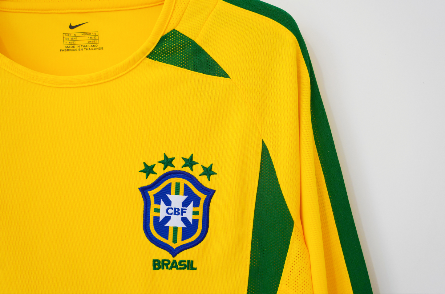 Retro Brazil 2002 Home Football Jersey