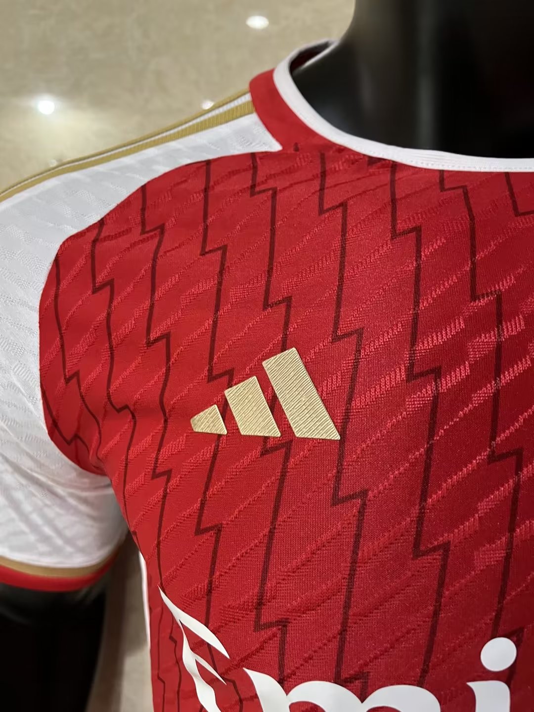 Arsenal 2023/2024 Home Player Version Football Jersey