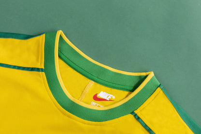 Retro Brazil 1998 Home Football Jersey