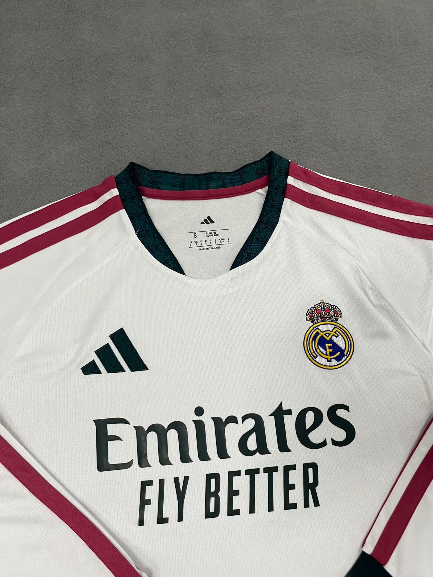 Real Madrid 2026/2027 Home Long Sleeve Fan Version Football Jersey