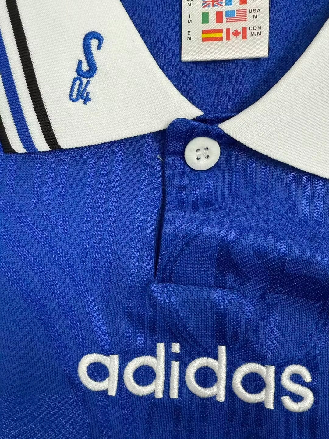 Retro Schalke 1996/1997 Home Football Jersey